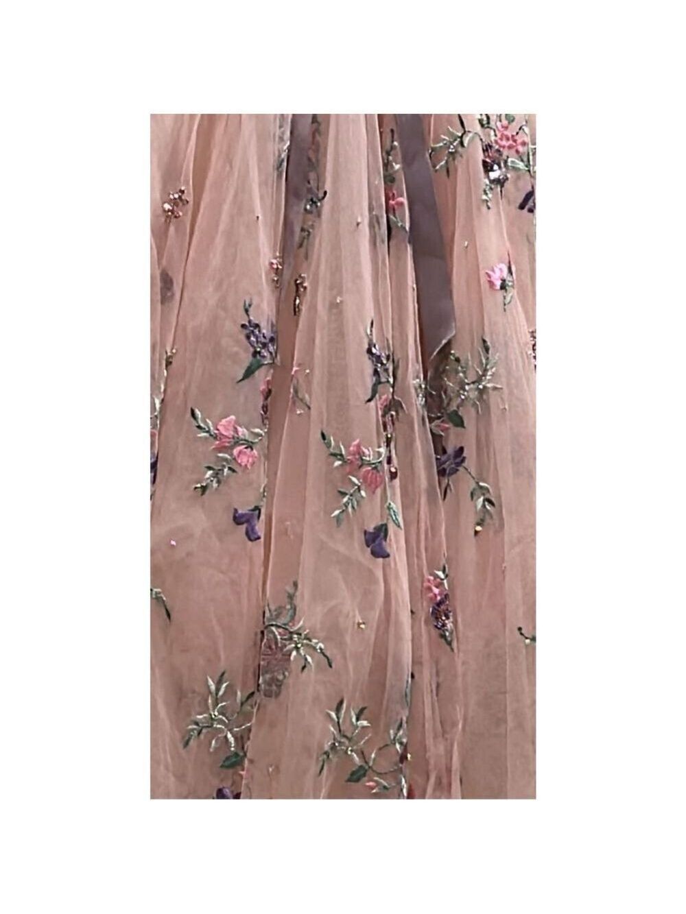 Jenny Packham Effie Floral Embroidered Dress Size 4 (uk 8) - Picture 5 of 15